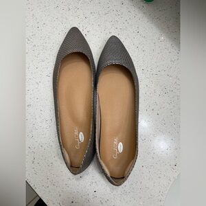 Silver Women's Flats